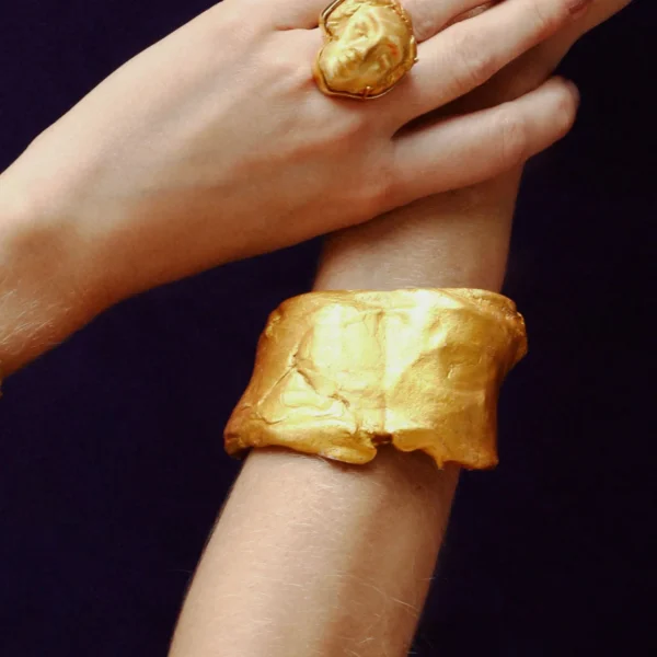 Bracelete Dourado Grande