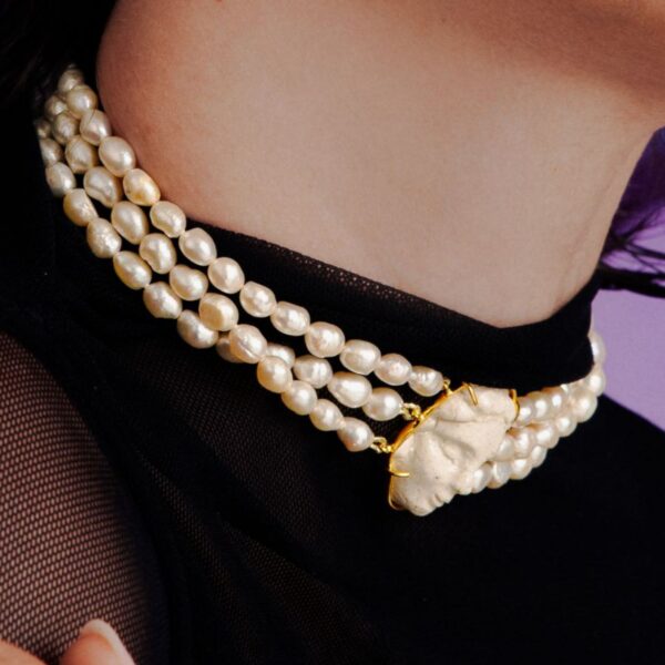 Choker Rosto Perola