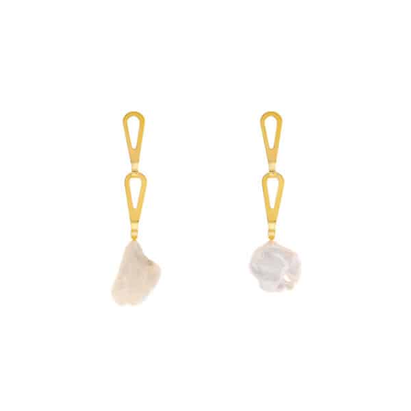 Upcycling chain earrings